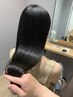 似合わせカット+低刺激カラー+髪質改善トリートメント20900→18700ロングなし