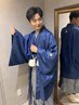 【袴】メンズ袴着付け/￥7,200/新宿駅/着付け