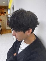 メンズカット リア(Men’s cut riah)&nbsp;波巻きスパイラルパーマメンズマッシュパーマツイストパーマ