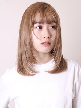 ヨファ ヘアー(YOFA hair) 似合わせカット20代30代40代ワイドバングレイヤーセミディ0401