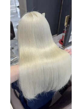 リオリス ヘア サロン(Rioris hair salon) 【石川諒】ホワイト/ケアブリーチ/ロング/カシミヤプレミアム