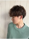 波巻きパーマ