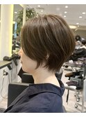 30代40代50代絶壁解消ひし形小顔前下がりショートボブ ER