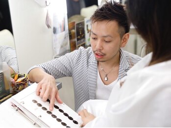 エヌズヘアー(N's hair)の写真/【白金高輪駅徒歩5分】ベテランスタッフが伸びても目立ちにくい白髪を活かしたデザインをご提案[髪質改善]