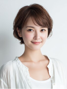 ニスル 上尾店(NISURU) 似合わせカット/大人ガーリー/ダークアッシュ/着物/上尾/上尾駅