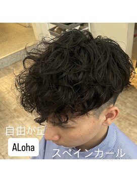 アロハ(ALoha) メンズパーマ　スペインカール