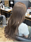 【ロング×ベージュ】くびれヘア/ダブルカラー/千葉/鎌取/林愛華