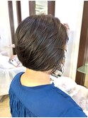 ボブ#くびれ#前下がり#レイヤー#ショートカット#津田沼#奏の杜