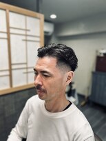 バンデ(Bande)&nbsp;バックパーマ×スキンフェード