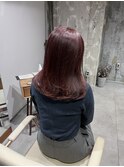 【梅田】秋っぽワインレッドカラー