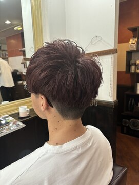 シャンプーボーイアネックス(SHAMPOO BOY Annex) メンズマッシュ　レッドブラウン　佐世保