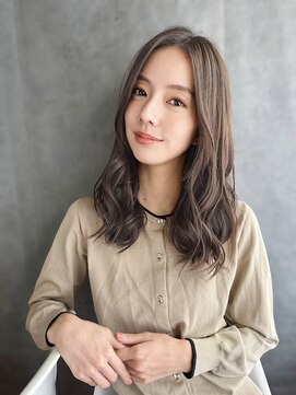 【月1メンテ】白髪染めリタッチでも透明感カラー