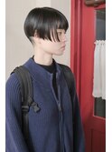 サロンワーク×刈上げショートボブ