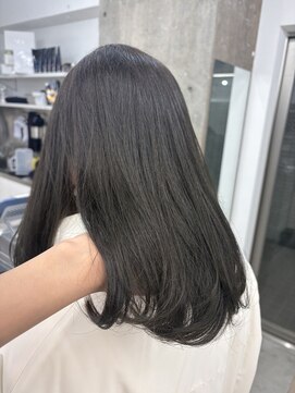 ディジョン 自由ヶ丘(Dijon) 韓国顔まわりレイヤーカットグレージュオリーブベージュブラウン