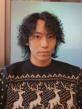 ディッセンバー 伊勢崎(December) メンズショート/センターパート/パーマ/ニュアンスパーマ