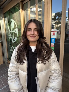 ドォート(Dote hair make) 海外風レイヤーカット　ゆる巻き