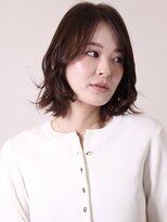 ヨファ ヘアー(YOFA hair)&nbsp;似合わせカットイメチェン前髪ピンクベージュミディアム0403