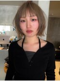 夏に映えるレイヤーショート/ハイトーン/ブリーチカラー
