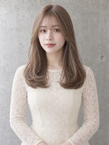 ヘアーサロン 6(hair salon) 韓国風レイヤーロング×ベージュブラウン