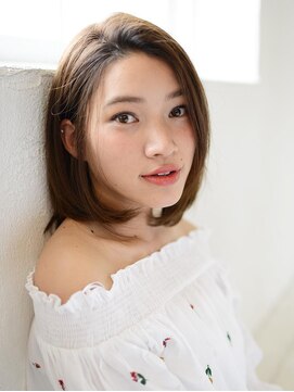 アース オーセンティック 長崎浜町店(EARTH Authentic) ツヤ可愛ストレートミディアム