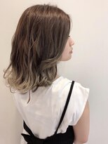 エルパティオ(EL PATIO) ハイライト×グラデーション アッシュグレー