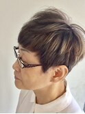 刈り上げマッシュショート(シニア)