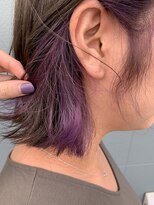 ヘアーデザインサロン スワッグ(Hair design salon SWAG)&nbsp;インナーカラー×パープル