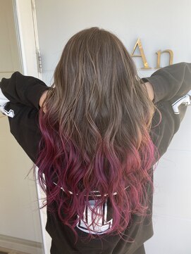 アンドゥー ヘア ガーデン(Andoux HAIR GARDEN) グラデーションカラー