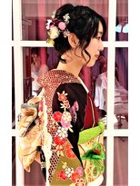 デザインヘアーピアジェ 八木店(DESIGN HAIR PIAGET)&nbsp;☆2020ピアジェ成人式☆最新アップスタイル＆着付＆メイク☆