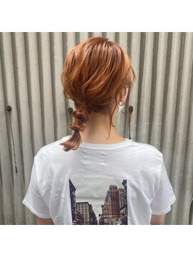 オリ(oli) orange hair