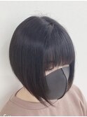 前下がりのショートボブ
