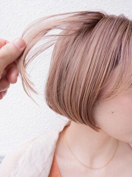 デビュー ヘアーメイク ミルクティーカラー