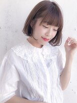 ルティア(Lutia)&nbsp;ピンクベージュ　ワンカールボブ