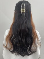 アライブ キチジョウジ(ALIVE Kichijoji)&nbsp;イヤリングカラー×オレンジ/インナーカラー