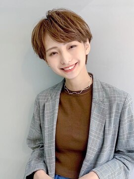 オーブ ヘアー スペース 新宿店(AUBE HAIR space) 20代・30代_耳かけ大人ショート
