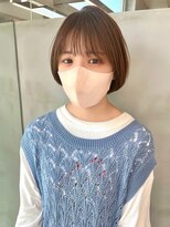 ガリカ 博多(Gallica)&nbsp;丸みボブ×チョコブラウン