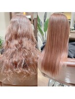 トレワ(trewa)&nbsp;縮毛矯正×バイカルテ超音波アイロン[札幌大通美容室trewa]