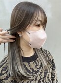グレージュカラー/髪質改善縮毛矯正/髪質改善/韓国風/韓国ヘア