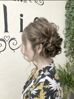 イリゼ(IRISE)&nbsp;【ヘアアレンジ】サイドアップ　IRISE 担当木曽