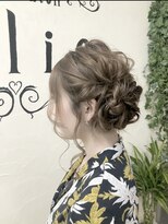 イリゼ(IRISE) 【ヘアアレンジ】サイドアップ　IRISE 担当木曽