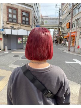 キジ(KIJI) ★ガーネットレッド×ボブ★詳細はブログまで