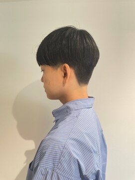 ソイクフ 四条大宮店(SOY-KUFU) 【soy-kufu】MEN'S HAIRアッシュブラックマッシュショート