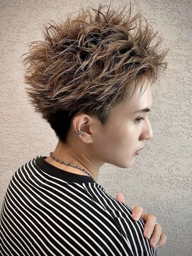 ロンド アンブル 四条烏丸(Lond ambre) 【Lond ambre】萱原大幹 スパイキーショート/短髪/メンズカット