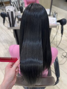 ユーフォリア 銀座本店(Euphoria) 髪質改善　艶感　ストレート　アッシュカラー　20代30代