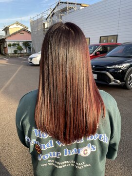 エルパライソ 鯖江店(Elparaiso) 鯖江/髪質改善/艶髪ロング/白髪ぼかし/ダメージレス/ラテカラー