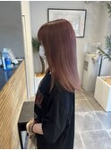ブリーチ1回 ピンクベージュ