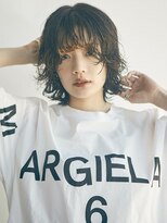 カナン(CANAAN)&nbsp;黒髪×顔まわりデザインカラー×ボブルフ