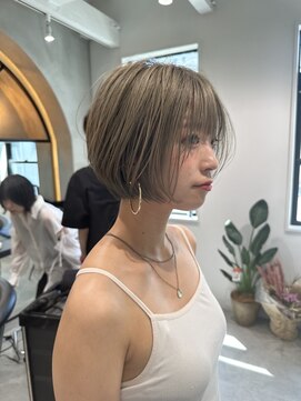 ロンドエニカ 大宮(Lond enika) ショート/ハイライトカラー/白髪/白髪ぼかし/くびれヘア/大宮