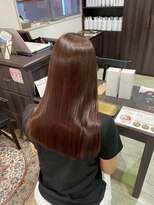 マイ ヘア デザイン 岡崎(MY hair design)&nbsp;ストレートロング＊髪質改善トリートメント＊ハニーベージュ