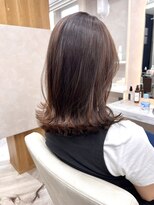 キラーナセンダイ(KiRANA SENDAI)&nbsp;ベージュブラウン×ミディアムレイヤー